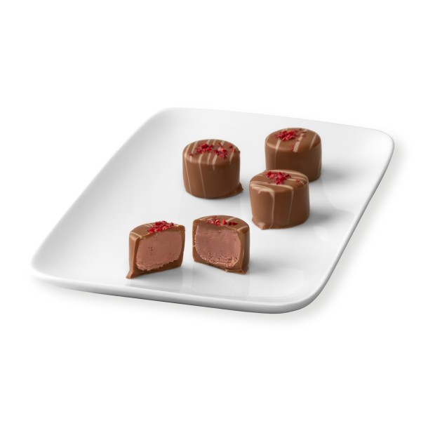 “Raspberry Crunch” chocolates