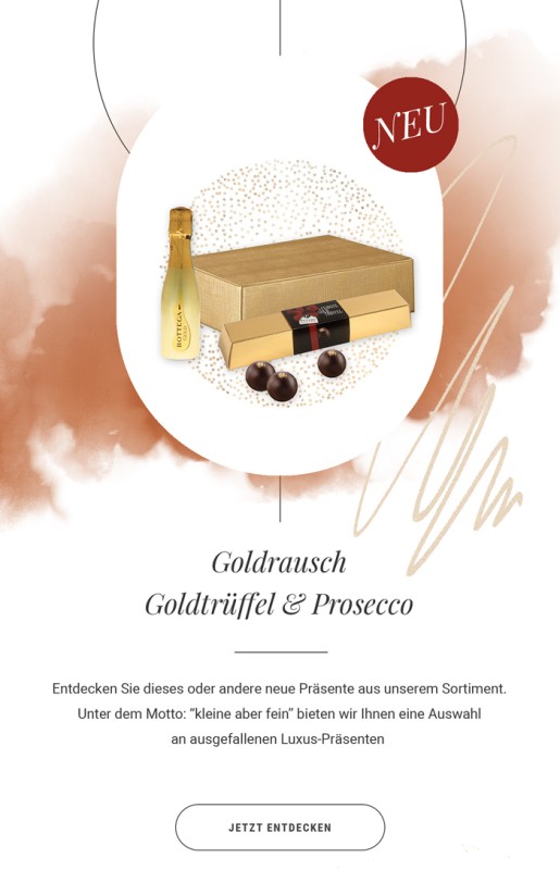 Goldrausch Goldtrüffel & Prosecco