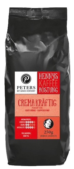 Henny's Röstung | Kaffee - Crema Kräftig 250g