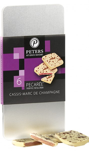 6er Pecarée ® Cassis-Marc de Champagne 63g
